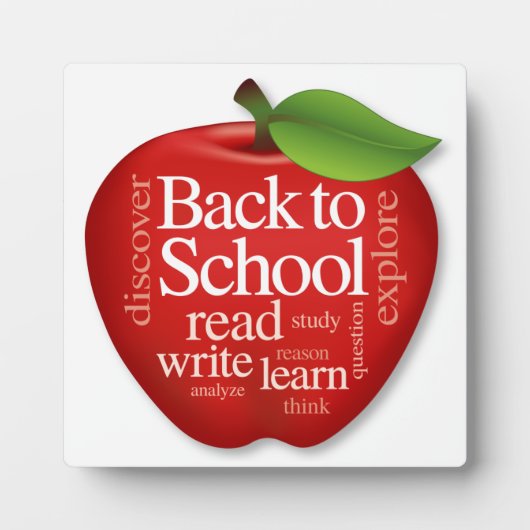 Plaque Photo Back to school (Devant)