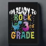 Plaque Photo Back to School I'm Ready To Crush 3Grade Dino<br><div class="desc">Retour à l'école Je suis prêt à écraser 3ème année Dino 3ème,  grade,  cadeau,  idées,  retour à l'école,  2021,  premier jour de l'école,  idée cadeau,  maternelle,  pré k,  enseignant,  troisième,  grade,  dinosaure,  école,  grade,  enseignant,  enseignement,  préscolaire,  enfants,  cadeaux</div>