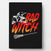 Plaque Photo Bad Witch Halloween (Devant)