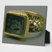 Plaque Photo Bague de signalisation du roi Louis IX de France ( (Côté)