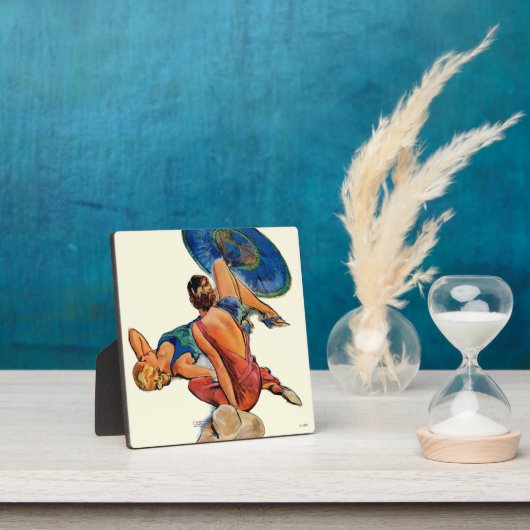 Plaque Photo Baigneurs (Insitu)