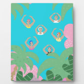 Plaque Photo Baigneurs artistiques | Illustration de natation a (Devant)