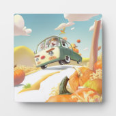 Plaque Photo Balade en Citrouille lunaire (Devant)