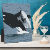 Plaque Photo Baleine d'Orka (Côté)