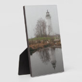 Plaque Photo Balise dans le brouillard (Côté)