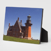 Plaque Photo Balise de l'île du bloc sud-est (Côté)