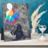 Plaque Photo ballons d'anniversaire (Côté)