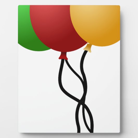 Plaque Photo Ballons de fête (Devant)