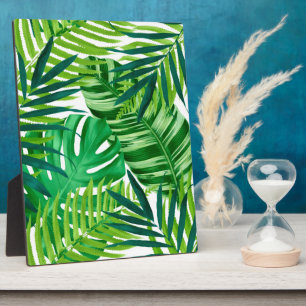 Plaque Photo Banana Monstera Palm Green Feuilles tropicaux