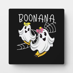 Plaque Photo Banane fantôme mignon Boonana Halloween