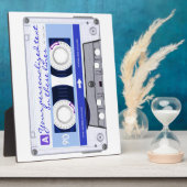 Plaque Photo Bande de cassette - bleu - (Côté)
