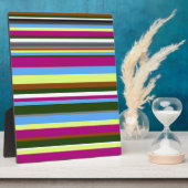 Plaque Photo Bande de concepteur Customisé coloré (Côté)