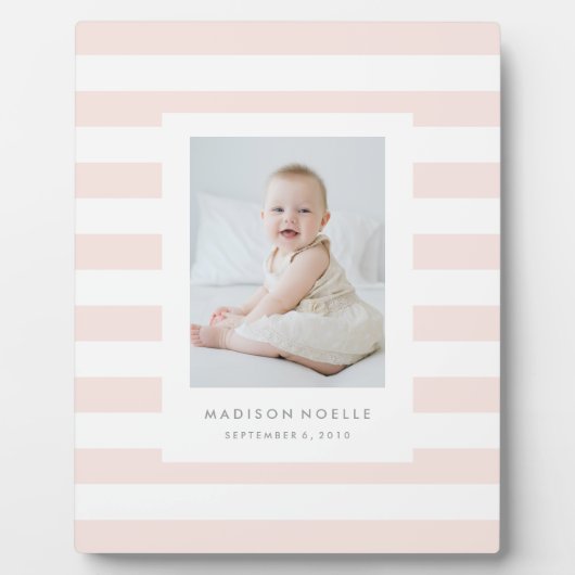 Plaque Photo Bandes simples (Devant)