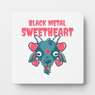 Plaque Photo baphomet à tête de chèvre mignonne