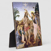 Plaque Photo Baptism of Jesus Christ By Léonard de Vinci (Côté)