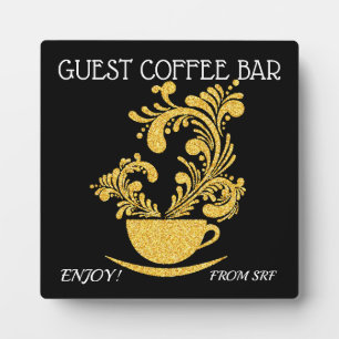 Plaque Photo Bar café