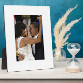 Plaque Photo Barack et Michelle Obama (Côté)