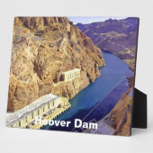 Plaque Photo Barrage Hoover en Arizona (Côté)