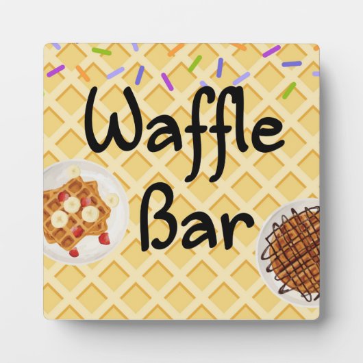 Plaque Photo Barre à gaufres  (Devant)