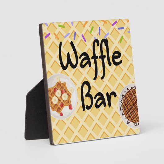 Plaque Photo Barre à gaufres  (Recto)