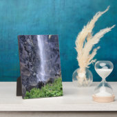 Plaque Photo Bas de Bridalveil Falls, Yosemite, CA (Côté)