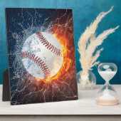 Plaque Photo Baseball (Côté)
