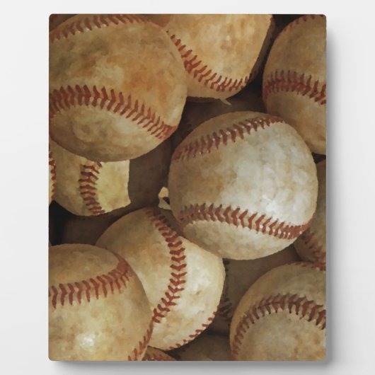 Plaque Photo Baseball (Devant)