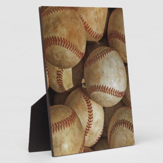 Plaque Photo Baseball (Côté)