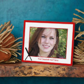 Plaque Photo Baseball croisé chauves-souris et casquette noir, (Côté)