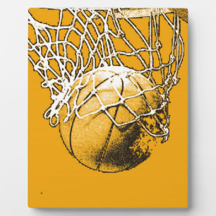 Plaque Photo Basket-ball Art pop
