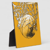 Plaque Photo Basket-ball Art pop (Côté)