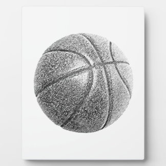Plaque Photo Basket-ball avec effet crayon