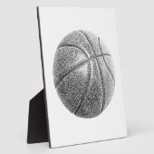 Plaque Photo Basket-ball avec effet crayon (Côté)