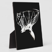 Plaque Photo Basket-ball Black White Pop Art (Côté)