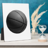 Plaque Photo Basket-ball noir et blanc (Côté)