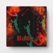 PLAQUE PHOTO BASKETBALL (Devant)