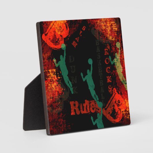 PLAQUE PHOTO BASKETBALL (Recto)