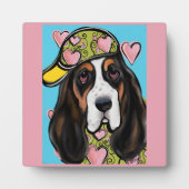 Plaque Photo Basset Hound (Devant)