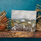 Plaque Photo Bataille des Quatre Bras, le 16 juin 1815, du (Côté)