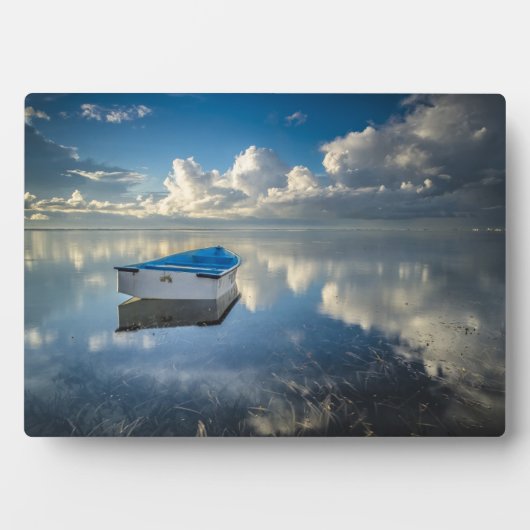 Plaque Photo Bateau De Ligne Sur L'Eau (Devant)