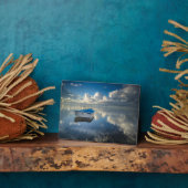 Plaque Photo Bateau De Ligne Sur L'Eau (Côté)