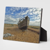 Plaque Photo Bateau de pêche en bois abandonné | Dungeness (Côté)