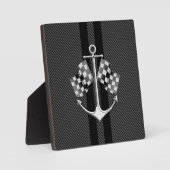 Plaque Photo Bateau nautique en fibre de carbone (Recto)