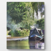 PLAQUE PHOTO BATEAUX DE CANAL (Devant)