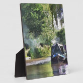 PLAQUE PHOTO BATEAUX DE CANAL (Côté)