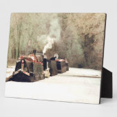 PLAQUE PHOTO BATEAUX DE CANAL (Côté)