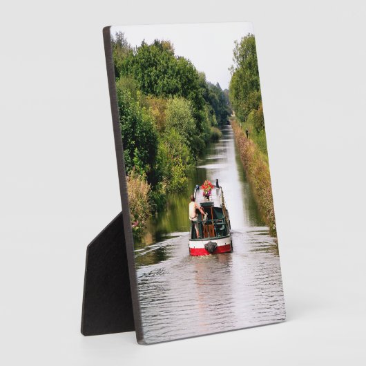 PLAQUE PHOTO BATEAUX DE CANAL (Côté)