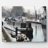 PLAQUE PHOTO BATEAUX DE CANAL (Devant)