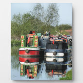 PLAQUE PHOTO BATEAUX DE CANAL (Devant)