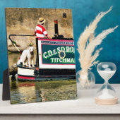 PLAQUE PHOTO BATEAUX DE CANAL (Côté)